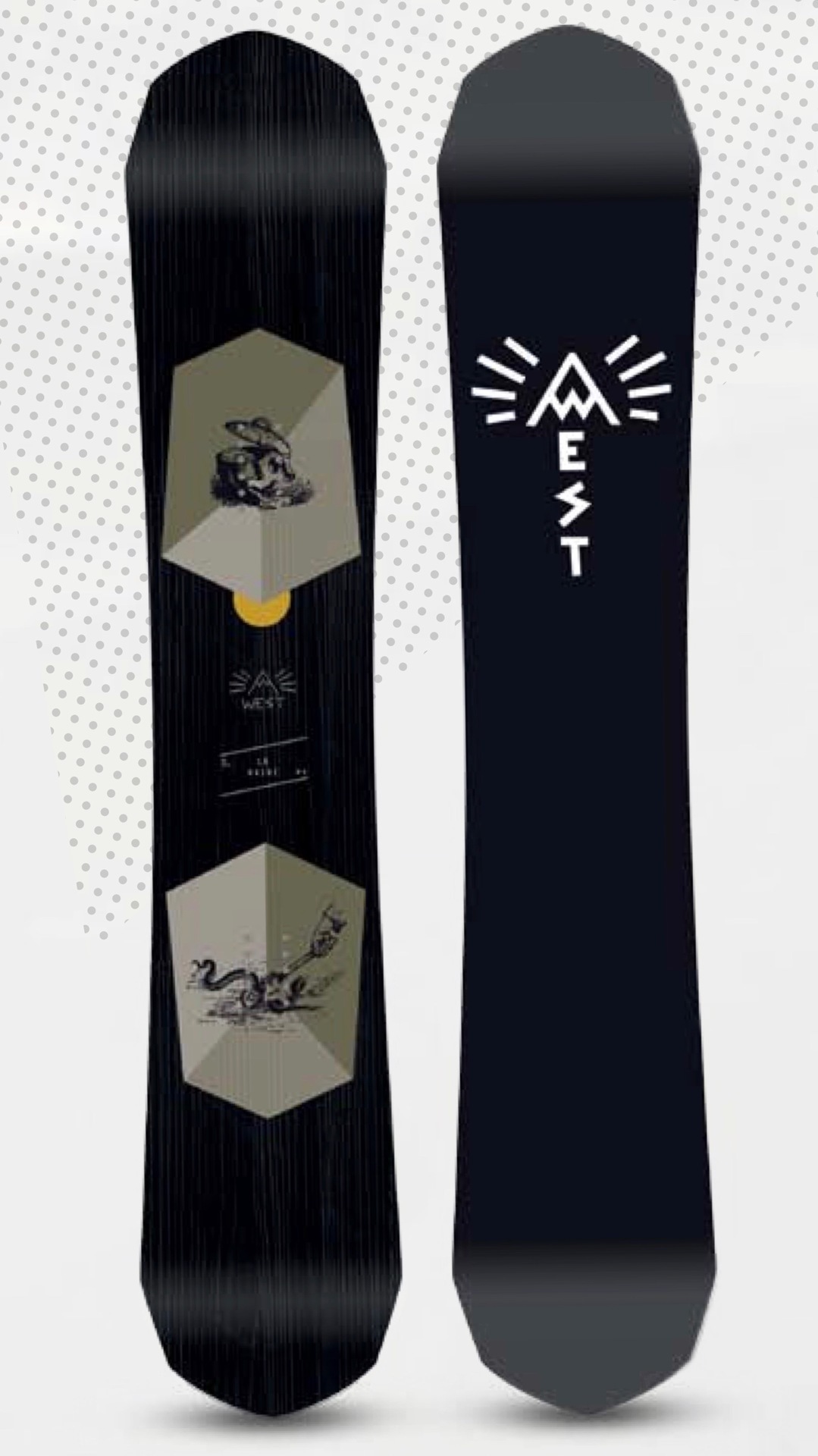 ウエストWest snowboarding ラハッチェ 152cm | mdh.com.sa